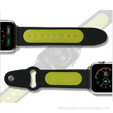 Silicone Strap for Apple Watch Parts